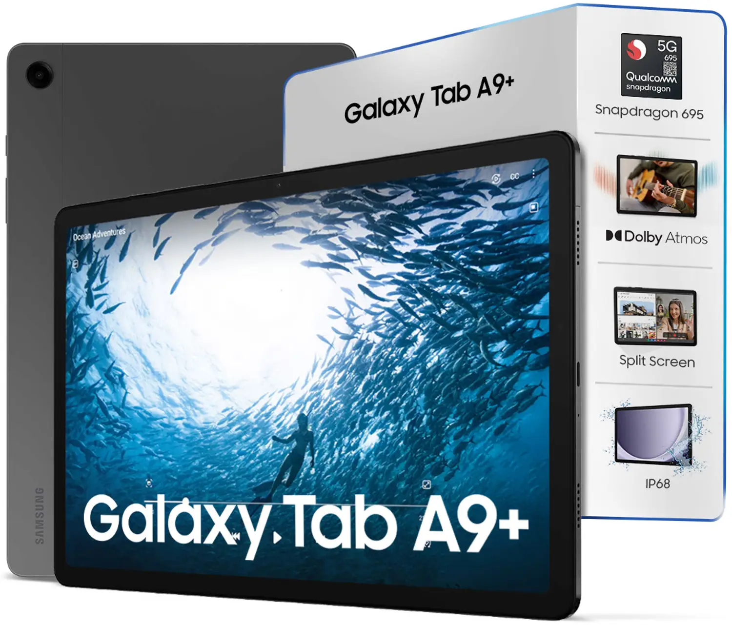 Refurbished Samsung Galaxy Tab A9+ 8/128 5G — Graphite (11")