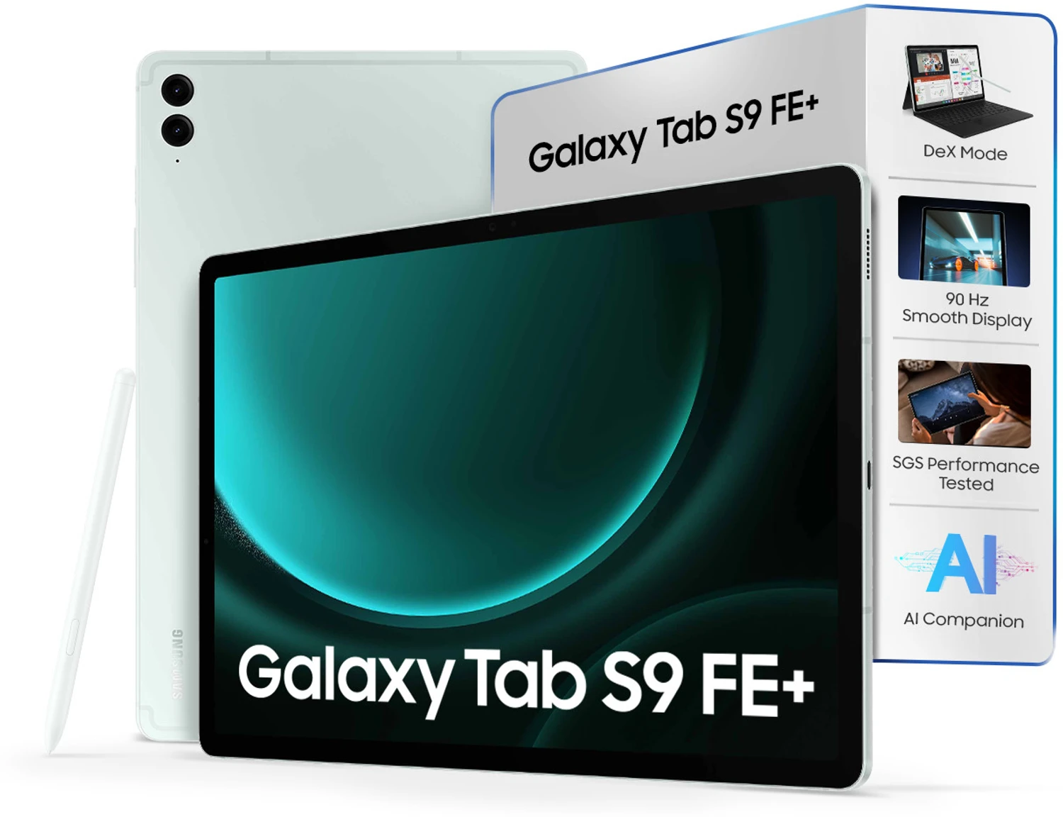 Refurbished Samsung Galaxy Tab S9 FE+ 8/128 Wi-Fi — Mint