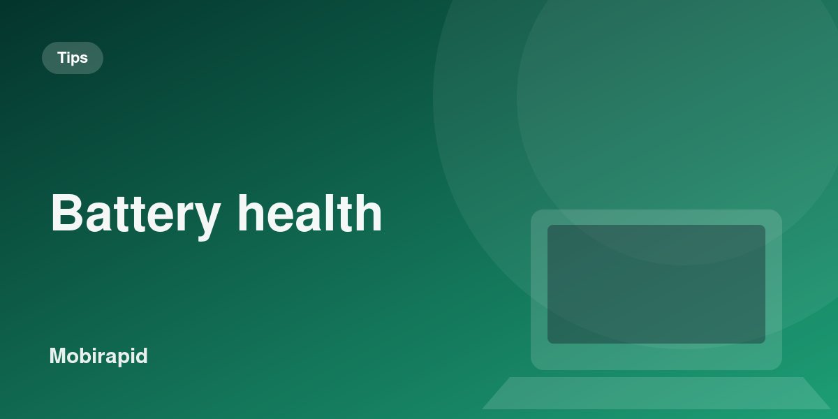 How to check the battery health of your MacBook